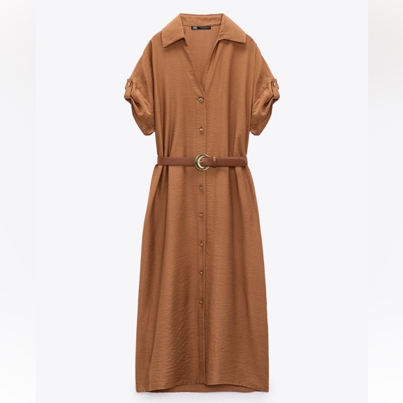 ✨SALE✨ ZARA BELTED SHIRTDRESS ✨SALE✨ - Picture 12 of 14